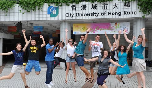 香港城市大學近來因授課語言問題引發中、港學生衝突。(photo by 網路截圖)
