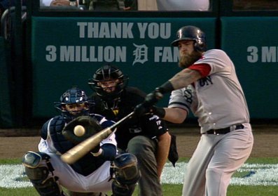 納波里的陽春炮幫助紅襪隊1:0取勝。(photo by MLB.com)