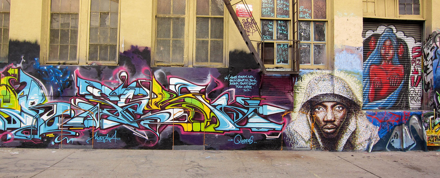 「5Pointz」是藝術家們心目中的羅浮宮,也是塗鴉藝術的發祥地。 (Photo by pellesten/ Nelson Minar on Flickr-used under creative commons license)