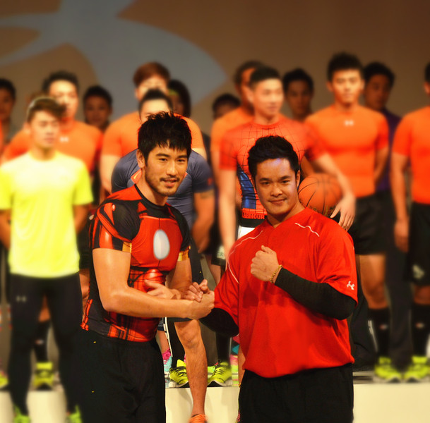 職棒球員林智勝與高以翔惺惺相惜,互助順利。(彭書穎/台灣醒報)