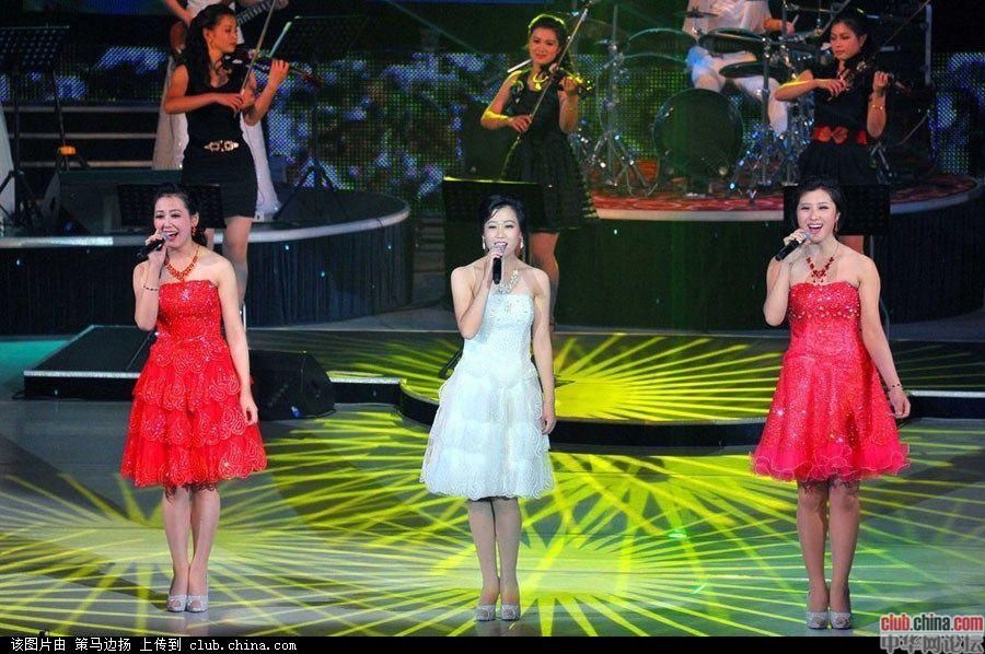 北韓本土組成的「牡丹峰樂團」,號稱「北韓少女時代」。(photo by網路截圖)