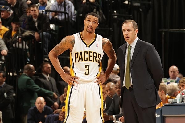 溜馬教頭佛格爾,因球隊的好戰績,被選為東區明星賽總教練。(photo by NBA.com)