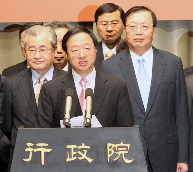 江揆強調,此會議將針對台灣經貿發展以及如何面對區域經貿整合來討論,並非只針對服貿。 (photo by 行政院)