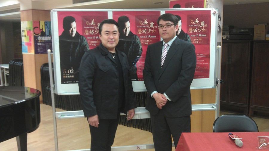 台灣男高音王典獨唱會將帶來嘔心瀝血的舒伯特聯篇歌曲之一《美麗的磨坊少女》,全曲共20首,長達1小時不間斷演出。(Photo by 杜胤廣/台灣醒報)