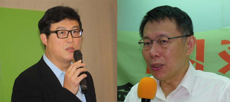 在野聯盟成員柯文哲、姚文智2日舉行政見發表會,為在野整合拉開第一階段辯論的序幕。 (photo by本報資料照片)
