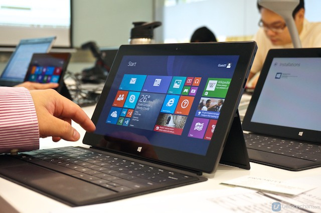 微軟推出的作業系統Windows 8,被中國大陸質疑作為竊取用戶資料的工具。(photo by vernieman on Flickr- used under Creative Commons license)