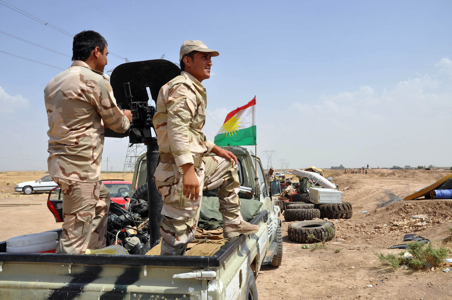 ISIL 對伊拉克、敘利亞跨國進行兩面作戰,一個「新中東」的政治地理在成形。(photo by 中央社)