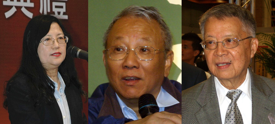 網路媒體日前報導,前教育部長曾志朗、中央大學校長劉兆漢與交大校長吳妍華3人壟斷大學校長遴選,形成「學閥鐵三角」。 (photo by本報資料照片)