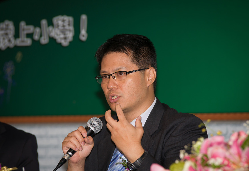 座談會主講員之一中央研究院法律學研究所助研究員許家馨。(photo by 鄭永洸)