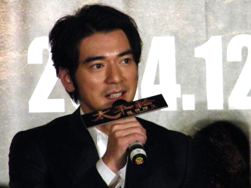 演員金城武3日大談《太平輪》拍片感想。(photo by 范捷茵/台灣醒報)