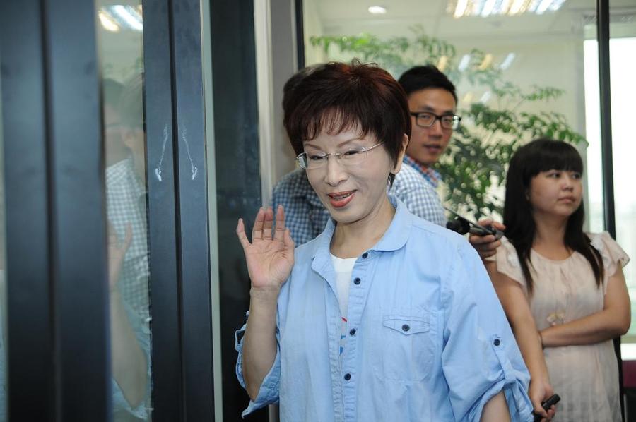 洪秀柱大談「一中同表」,要北京簽署和平協定、承認中華民國,在台灣政壇及兩岸間投下震撼彈。(photo by 鄭國強/台灣醒報)