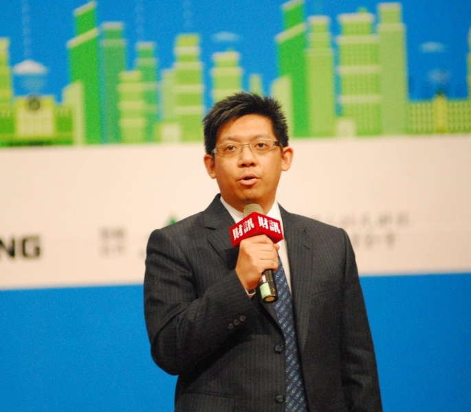 「中保無限+」執行長林建涵認為,不到幾年就可以看到用手機控制家裡電器的智慧城市雛形。(photo by 鄭國強/台灣醒報)