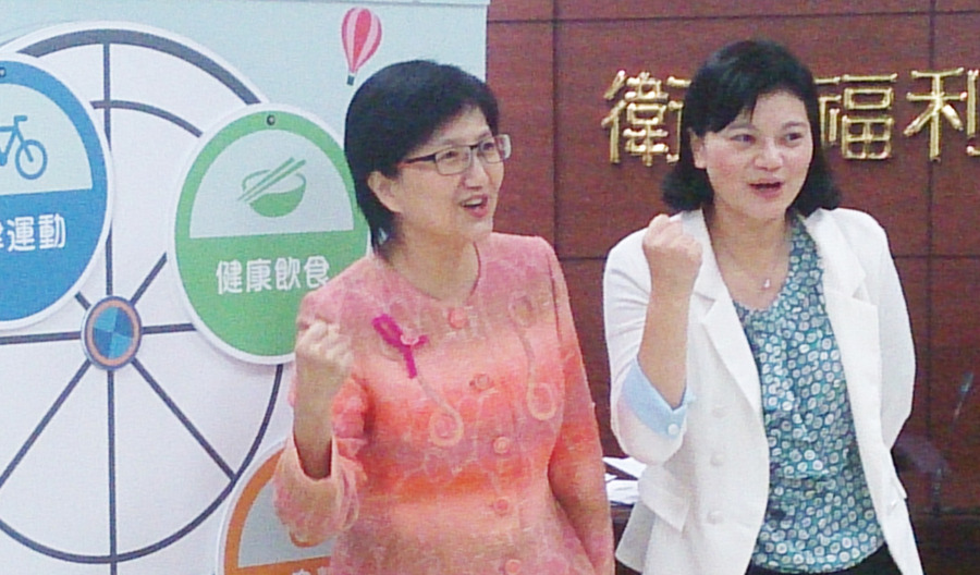 邱淑媞建議,體重的控制是一定要的,但是規律的運動不可少。(photo by 許瑋哲/台灣醒報)