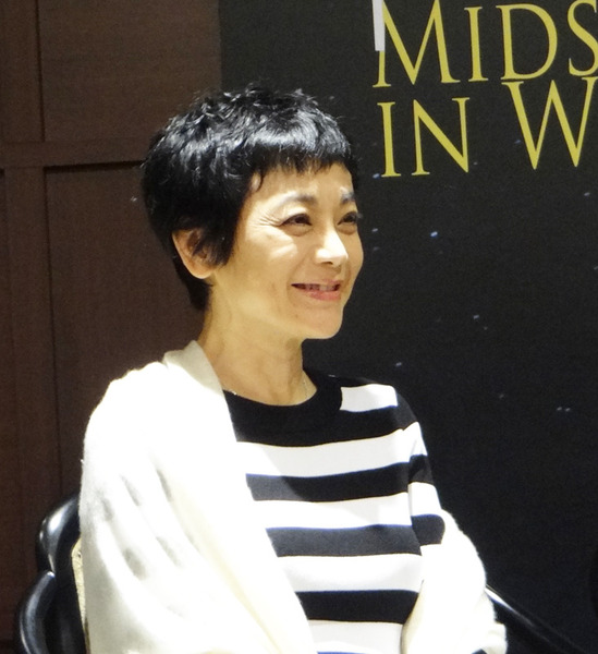 金馬影后張艾嘉在國家音樂廳跨年音樂會《仲夏夜之夢》1人居然獨挑14個角色,聲音的變換讓人嘖嘖稱奇。(photo by 鄭羿菲/台灣醒報)