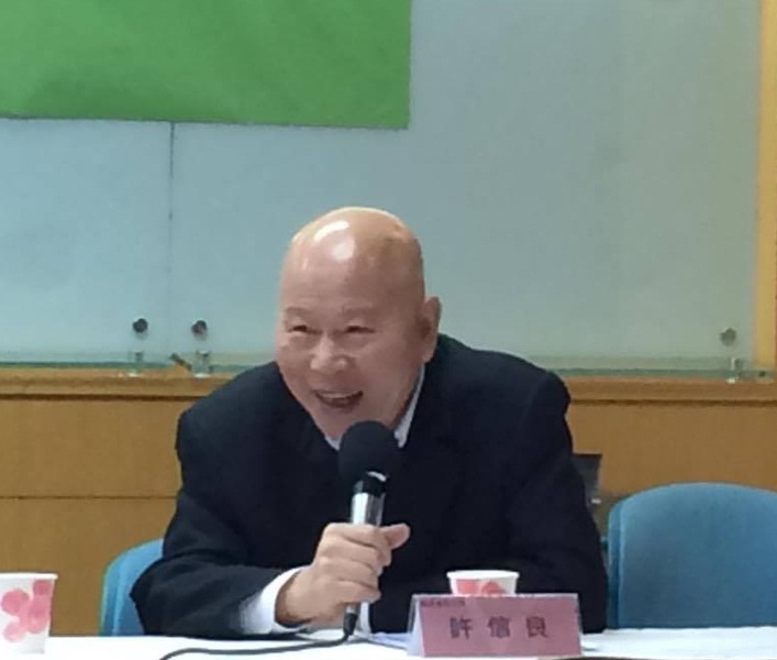 圖說:許信良預測國民黨「再也沒機會回來執政」。(photo by 黃捷/台灣醒報)