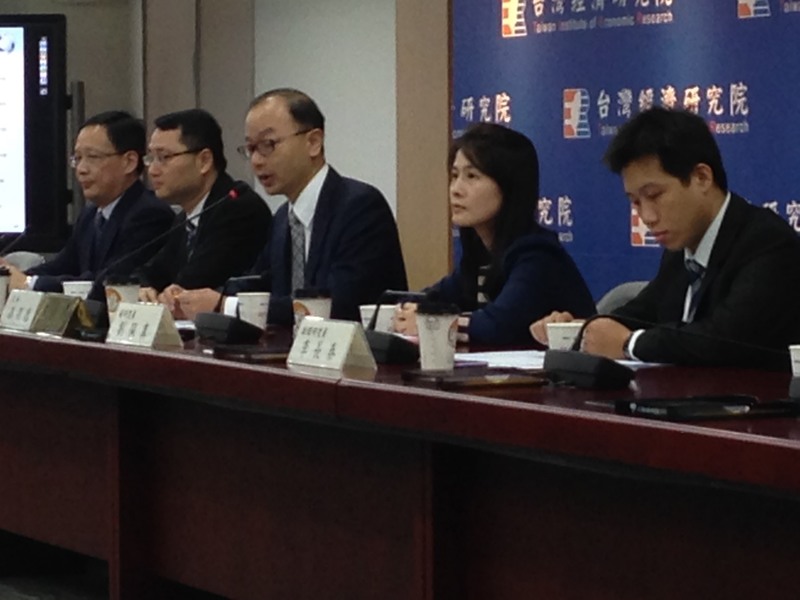 台灣經濟研究院下修今年經濟成長率至1.27%。(photo by 台經院)