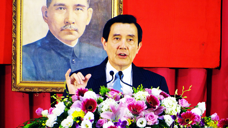 總統馬英九5日出席全國模範勞工表揚大會。(photo by 林亭妤/台灣醒報)