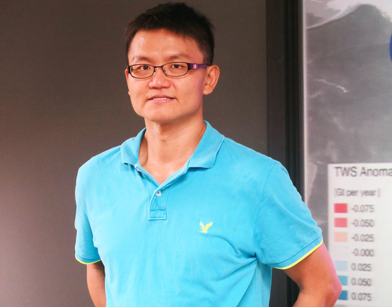 台大教授羅敏輝和美國NASA研究證實,過去10年陸地吸收了額外20%的水。(photo by 林亭妤/台灣醒報)