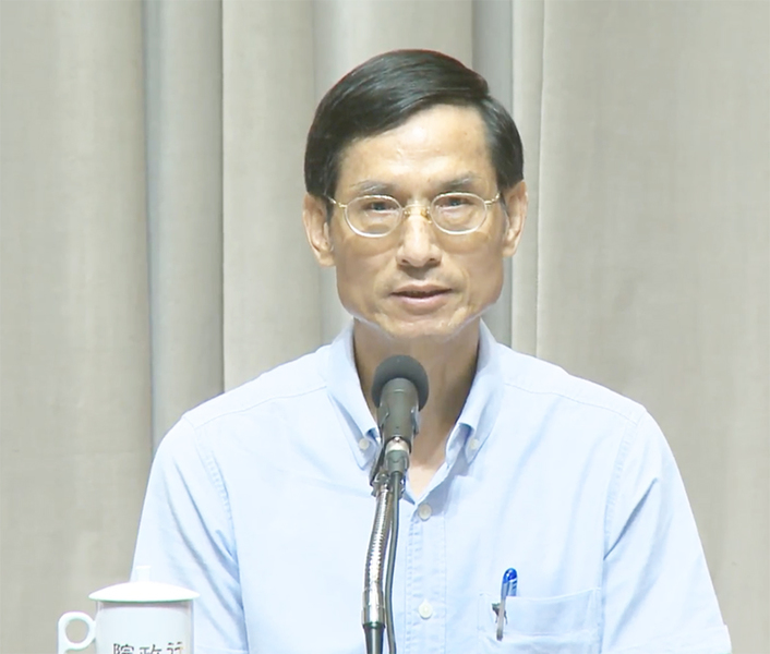 行政院與國道收費員自救會取得共識,政務委員林萬億表示,補償將包括抗爭所支出的便當費用等。(photo by 行政院影片截圖)