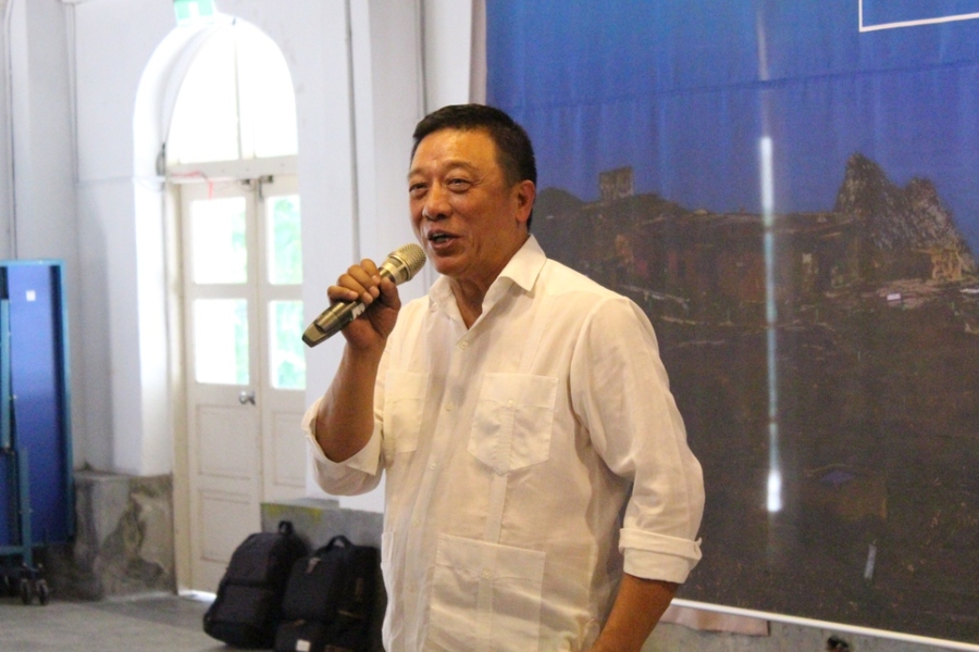 前國安上校李天鐸於30日舉行《青天白日下的軍魂》新書發表,與民眾分享中日合作祕史與國情看法。(Photo by 吳和謙/台灣醒報)
