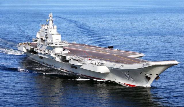 中國遼寧號航母艦隊。(photo by中央社)
