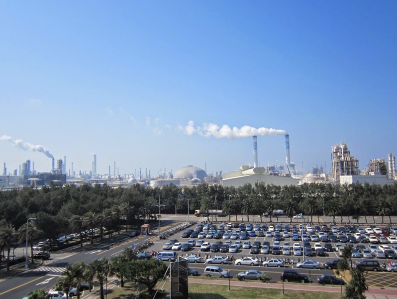 雲林縣市連續3年排名空汙最嚴重第一名。(photo by 公醫時代)