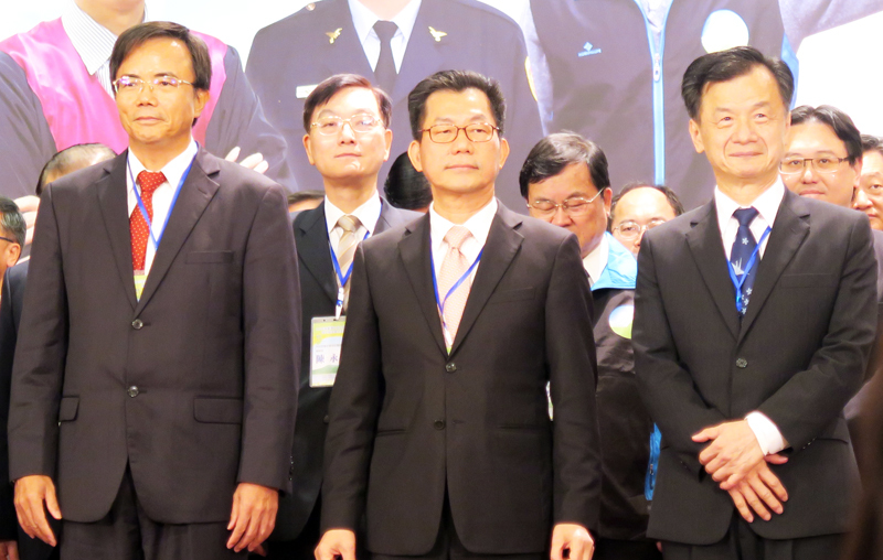 檢警環三合一,19日齊聚宣示要加強打擊環境犯罪行為。(photo by 林亭妤/台灣醒報)