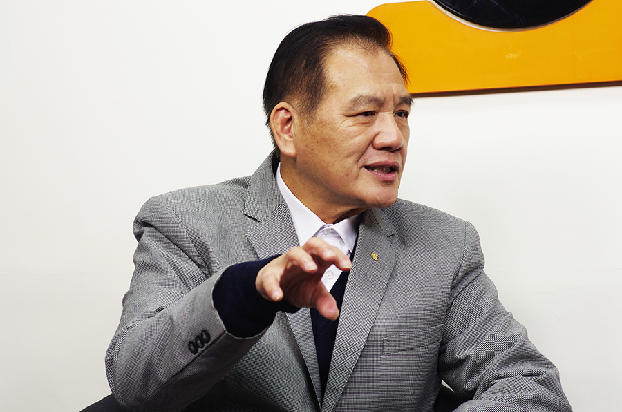 前新竹市長、40多年國民黨齡的許明財受訪時認為,黨主席選舉後務必要團結,國民黨經不起再次分裂。(photo by 邱慕天/台灣醒報)