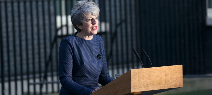 英國首相梅伊宣佈於今年6月8日提前大選,更視之為政府脫歐方案的「變相公投」。在各陣營表態支持下,這場大選被視為「脫歐」的最後博弈。(photo by Google image)