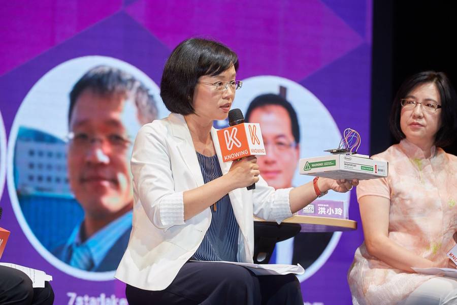 立委蘇巧慧認為,目前AI技術層面仍無法取代藝術創作。(photo by 蘇巧慧臉書)