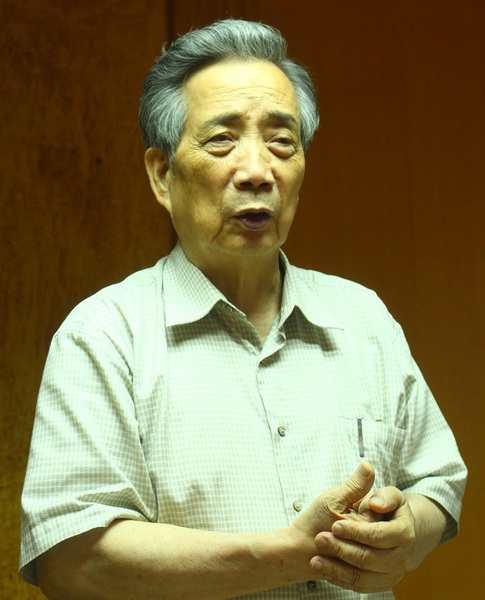 藝術家黃光男表示,藝術需要與民眾產生互動,相信這次策展的數位互動能夠成為年輕世代認識水墨畫的亮點。(photo by 譚有勝/台灣醒報)