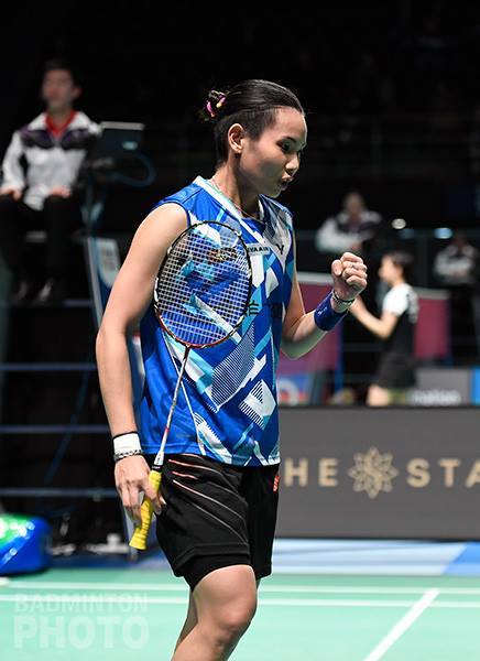 戴資穎在南韓超級羽球系列賽順利晉級16強。(photo by 戴資穎臉書)