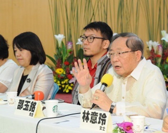 前公視董事長1日在「次世代媒體人才傳承」座談會上表示,媒體必須去做建設性新聞。(photo by 洪榮成)