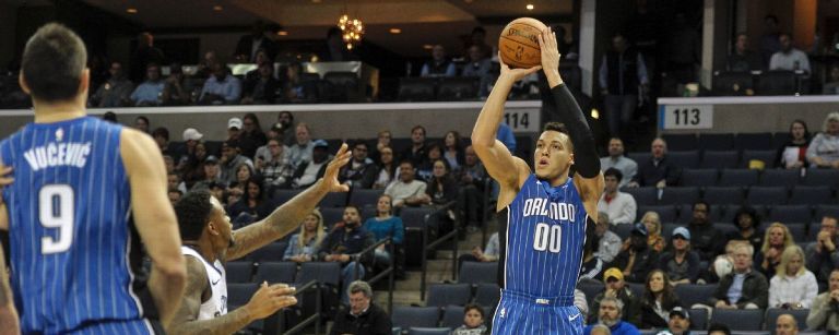 魔術前鋒戈登今季在3分球有顯著提升,進攻手段更加多元。(photo by espn)