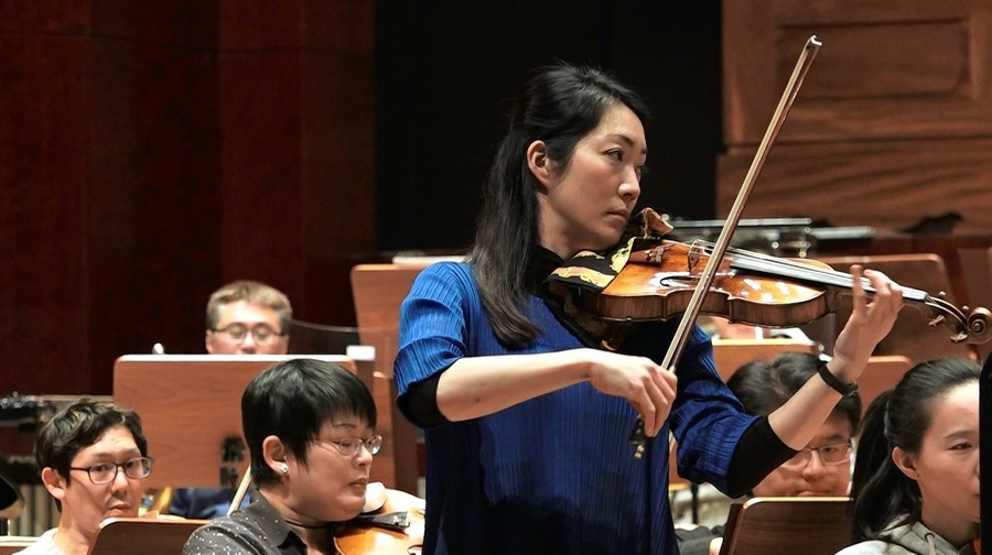 諏訪內晶子再次與NSO同台演出。(photo by 洪進安/台灣醒報)