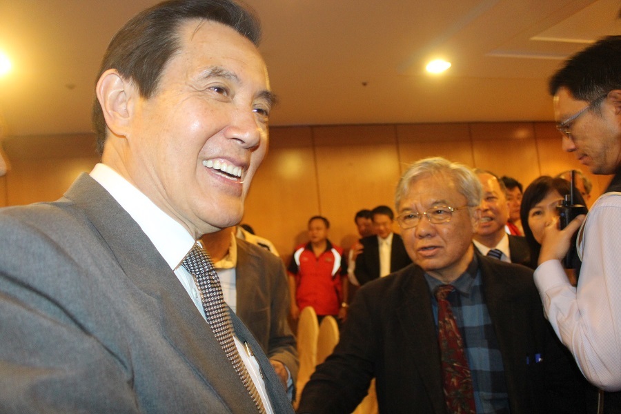 前總統馬英九出席葛永光新書發表會。(photo by譚有勝/台灣醒報)
