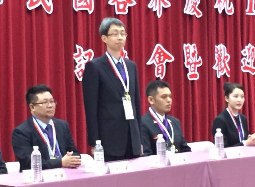 李德修先生為現任國家中山科學研究院副院長,他開發智慧救災系統,縮短災害防救反應時間(photo by 台灣醒報記者\王馨慧)