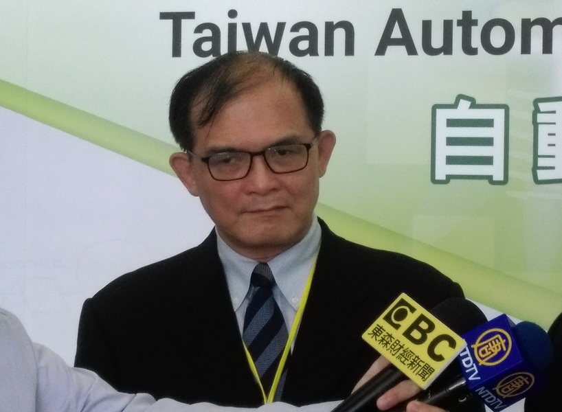 工研院機械與機電系統研究所長胡竹生建議,台灣應利用汽車零件製造與半導體優勢,從全球智慧自駕車市場取得地位。(photo by 蔡岳宏/台灣醒報)