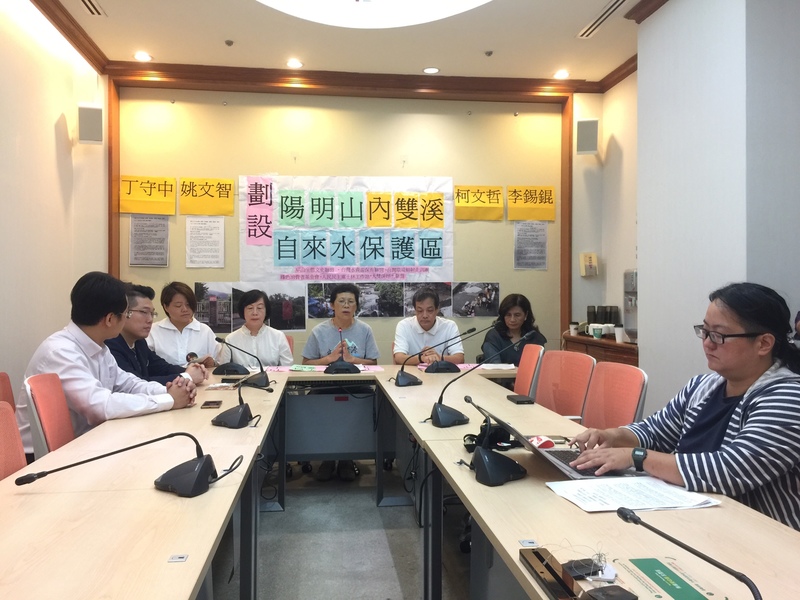 水資源保育聯盟呼籲選民,應投給支持水資源保育的候選人。(photo by 鄭吉峻台灣醒報)