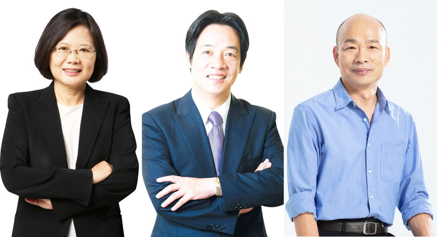 逾5成5的民眾表達欣賞韓國瑜的個人特質,對民進黨高雄市長候選人陳其邁構成嚴重威脅。(photo by Wikipedia合成)