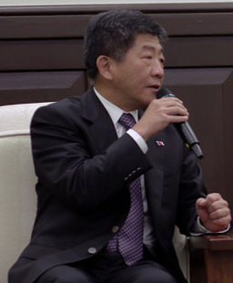 衛福部長陳時中表示,C型肝炎全口服新藥將全面由健保給付。(photo by維基百科)