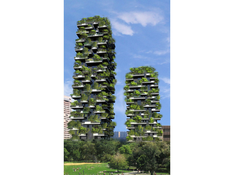 圖為博埃里的垂直森林住宅大樓。(Photo by 準建築人手札網站 Forgemind ArchiMedia on Flicker under Creative Commons license)