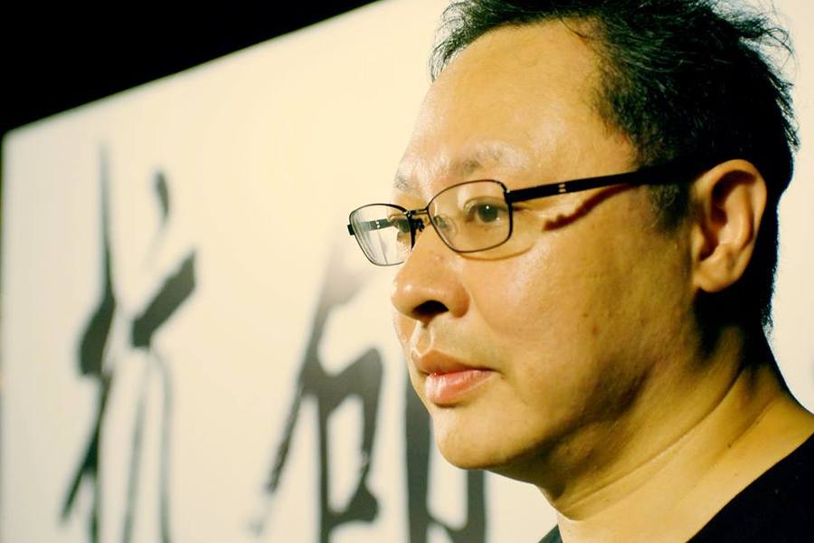 佔領運動審訊案進入尾聲,佔中發起人之一戴耀廷在犯人欄內親自作結案陳詞。 (photo by 蕭雲)