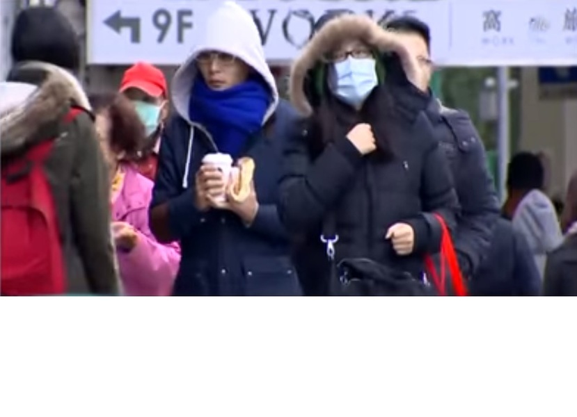 下周一大陸冷氣團來襲,台北低溫將跌破14度。(網路截圖)