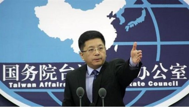 國台辦發言人馬曉光批「民進黨當局領導人」把「92共識」、「一國兩制」混為一談。(photo by 網路截圖)