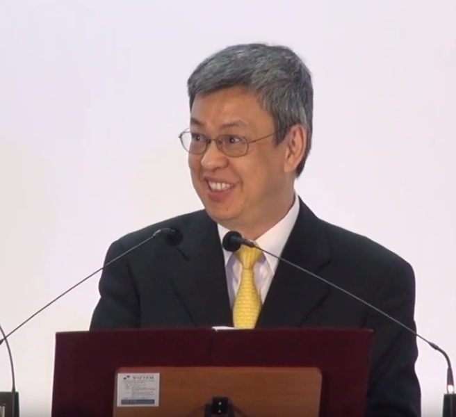 副總統陳建仁在國際書展開幕式上表示,打算趁著書展購買大師鄭問的漫畫給孫子看。(photo by 網路截圖)