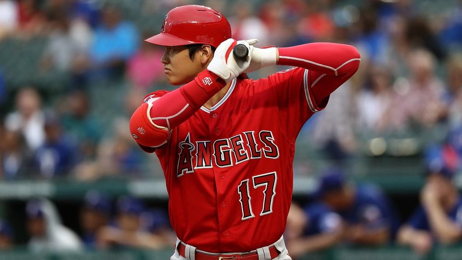 日籍球星大谷翔平18日進行手術後首次春訓練習。(photo by網路截圖)
