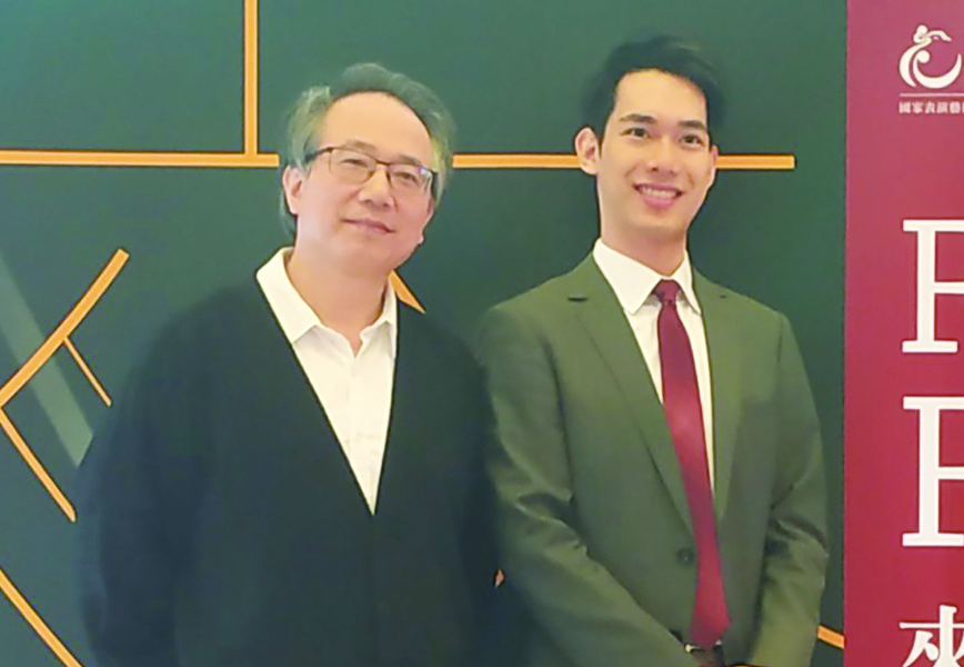 NSO將於20日舉辦赴日行前音樂會,邀請曾於日本國際大賽中贏得冠軍的小提琴家林品任(右)共同演出。(photo by 張朝瑋/台灣醒報)
