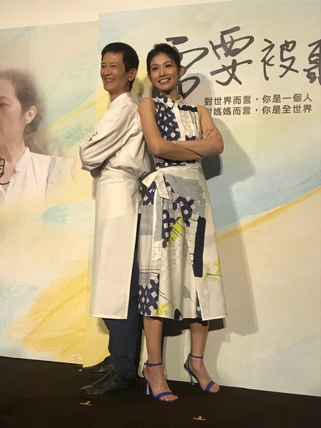 李千那與陳博正攜手演出微電影《需要被聽見》。(photo by 吳婉瑜/台灣醒報)