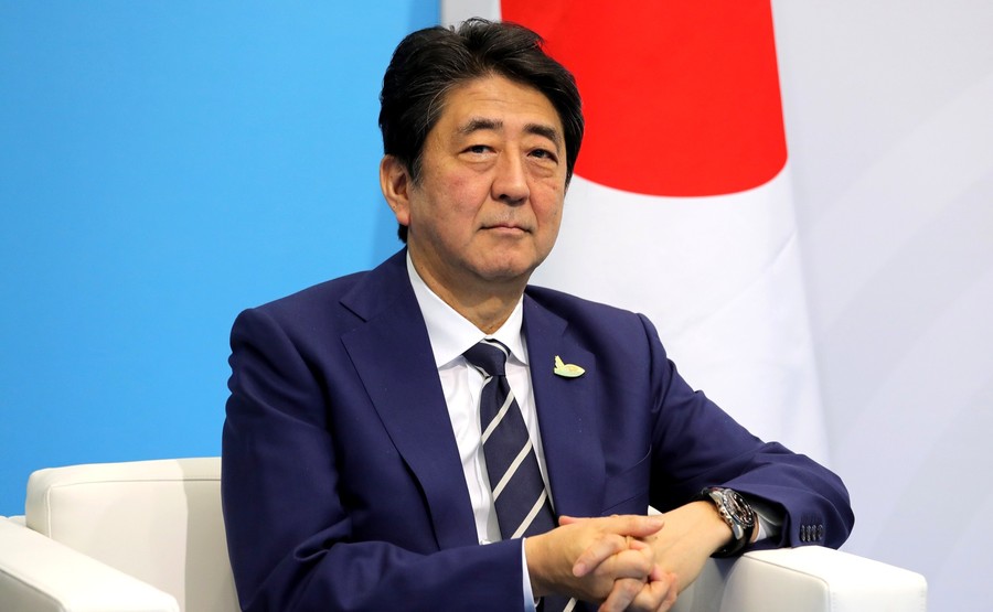 日本首相安倍晉三希望能與北韓領導人金正恩見面,就人質與朝核問題進行討論。(Photo on 克里姆林宮官網)